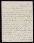 World War I letter from Charles E. Flowers to his wife